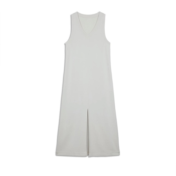 Lululemon Ease of it All V-Neck Midi Dress - White Opal - Picture 5 of 7